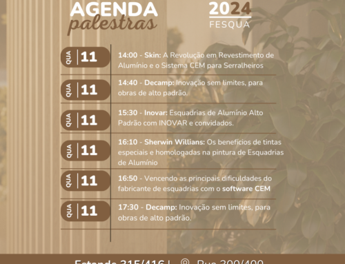 AGENDA DE PALESTRAS – FESQUA 2024!